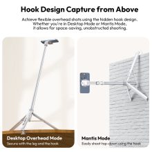 Ulanzi TT88 Overhead asztali mini állvány, Magsafe, bluetooth adapter (UL-T111)