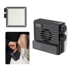   Ulanzi LE20 20W RGB fotó videó LED lámpa, 3200lux, CRI95, ventillátoros hűtés (UL-L090)