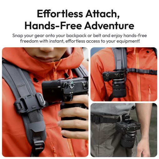 Ulanzi Uka 07 gyorscseretalpas fényképezőgép rögzítő rendszer övre és vállpántra (UL-C035)