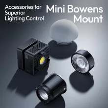 Ulanzi 65W EC65 bi-color Led lámpa fényformálókkal, 46Wh akku, 2500-6500K, APP vezérlés, mini Bowens (UL-L187)