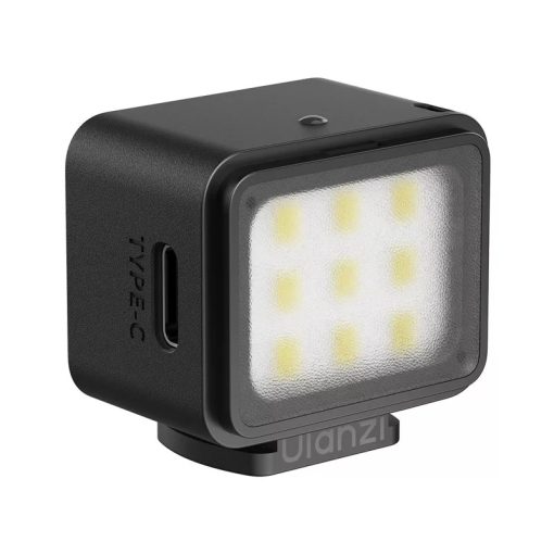 Ulanzi DG01 szuper mini LED lámpa, 5600K, 500mAh, diffúzor, USB-C, fekete (UL-L196)