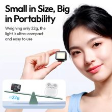 Ulanzi DG01 szuper mini LED lámpa, 5600K, 500mAh, diffúzor, USB-C, fekete (UL-L196)