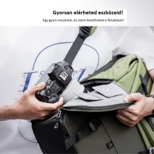 K&F Concept Beta Backpack 20 literes, fotós hátizsák, fekete-szürke színben (KF-13-087AV5)