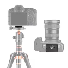 K&F Concept KF31.031 Arca Swiss alumínium gyors-cseretalp, szabványos 1/4"-es csavarral - 2db