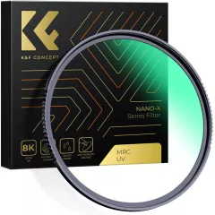   K&F Concept NANO-X series, B270, HD, MCUV szűrő, vízlepergető, karcálló, 127mm (KF-01-2085)
