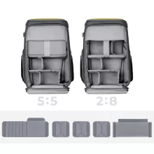 K&F Concept Alpha Air fotós hátizsák 25L, sárga (KF-13-128)