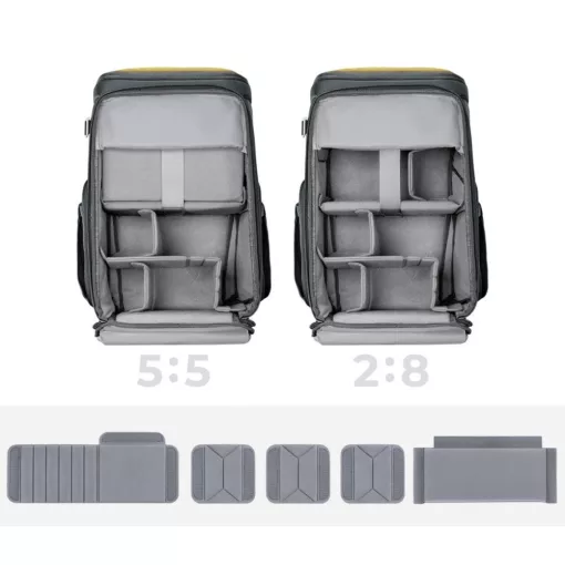 K&F Concept Alpha Air fotós hátizsák 25L, sárga (KF-13-128)