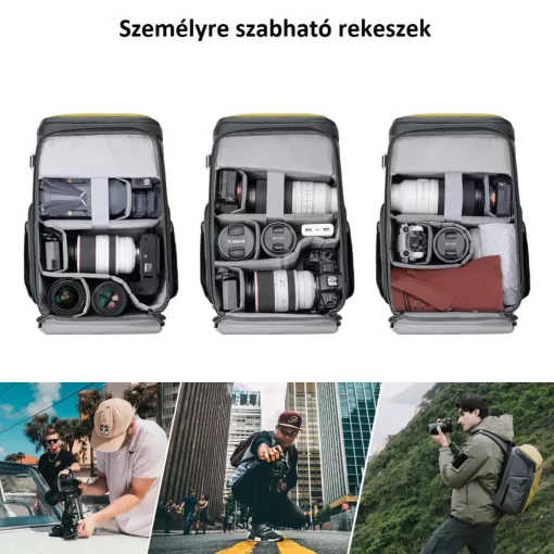 K&F Concept Alpha Air fotós hátizsák 25L, fekete (KF-13-128V4)
