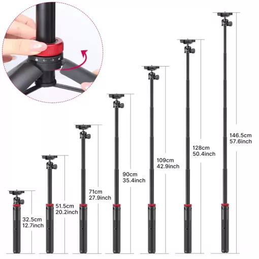 Ulanzi MT-44 E Extendable Vlog Tripod