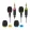 RODE COLORS2 Set For Wireless GO & Lavaliers, 4pcs