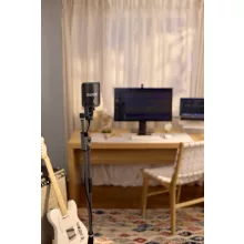 RODE NT-USB+ Professzionális kondenzátor USB mikrofon fejhallgató erősítővel, pop-filterrel és asztali állvánnyal, DSP, Connect & Central SW