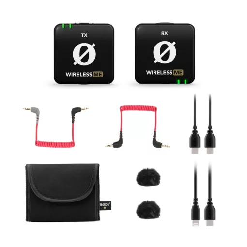 RODE WIRELESS ME egy csatornás vezeték nélküli mikrofon rendszer, fekete (WIME)