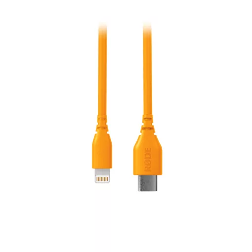 RODE SC21-O USB-C - Lightning átalakító kábel, 0.3m, narancssárga