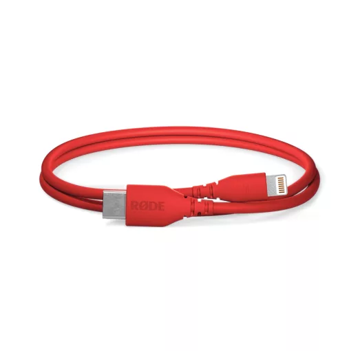 RODE SC21-R USB-C - Lightning átalakító kábel, 0.3m, piros