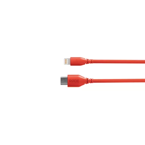 RODE SC21-R USB-C - Lightning átalakító kábel, 0.3m, piros