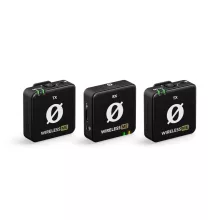 RODE WIRELESS ME DUAL ULTRA KOMPAKT DIGITÁLIS VEZETÉK NÉLKÜLI MIKROFON RENDSZER KÉT ADÓVAL, ADÓKBA ÉS VEVŐBE ÉPÍTETT MIKROFONNAL  (WIMEDUAL)