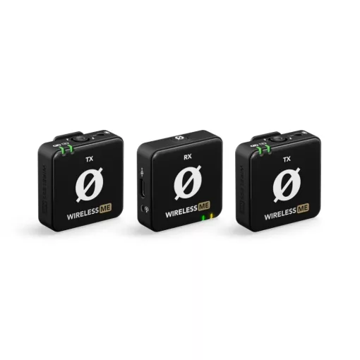 RODE WIRELESS ME DUAL ULTRA KOMPAKT DIGITÁLIS VEZETÉK NÉLKÜLI MIKROFON RENDSZER KÉT ADÓVAL, ADÓKBA ÉS VEVŐBE ÉPÍTETT MIKROFONNAL  (WIMEDUAL)