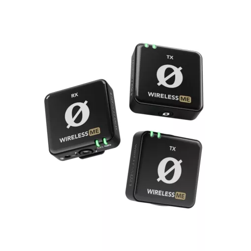 RODE WIRELESS ME DUAL ULTRA KOMPAKT DIGITÁLIS VEZETÉK NÉLKÜLI MIKROFON RENDSZER KÉT ADÓVAL, ADÓKBA ÉS VEVŐBE ÉPÍTETT MIKROFONNAL  (WIMEDUAL)