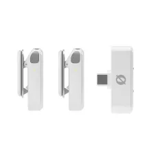 RODE Wireless Micro-C két csatornás kompakt vezeték nélküli mikrofon (USB-C), fehér
