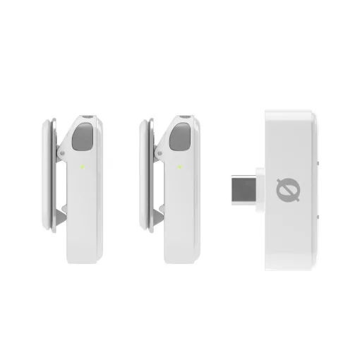 RODE Wireless Micro-C két csatornás kompakt vezeték nélküli mikrofon (USB-C), fehér