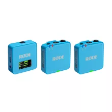 RODE Wireless GO GEN3 két csatornás vezeték nélküli mikrofon rendszer, kék