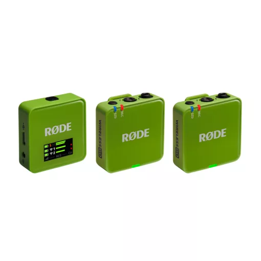 RODE Wireless GO GEN3 két csatornás vezeték nélküli mikrofon rendszer, zöld