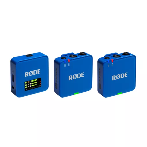 RODE Wireless GO GEN3 két csatornás vezeték nélküli mikrofon rendszer, koblatkék