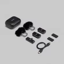 RODE Wireless Micro-C két csatornás kompakt vezeték nélküli mikrofon (USB-C), piros
