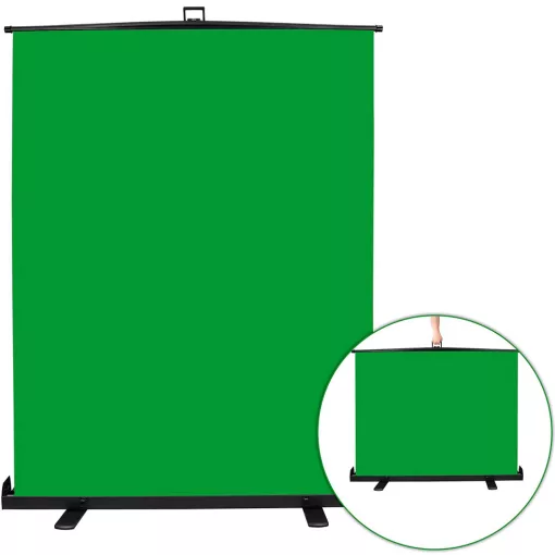 Mikrosat Pull-Up Chromagreen Background 165x200cm (BD2008)