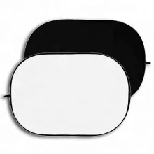 Mikrosat Black and White Backdrop - 150x200 cm (RE210)