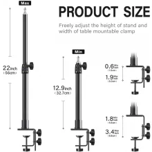 Mikrosat Desk mount stand 1
