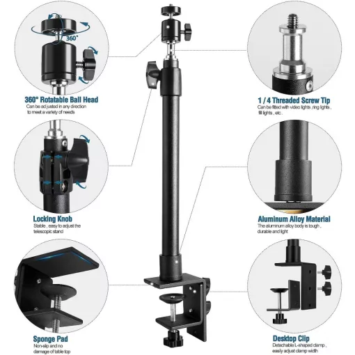 Mikrosat Desk mount stand 1