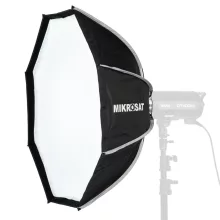 Mikrosat 8Click Octagonal Quick Open Softbox - 100cm