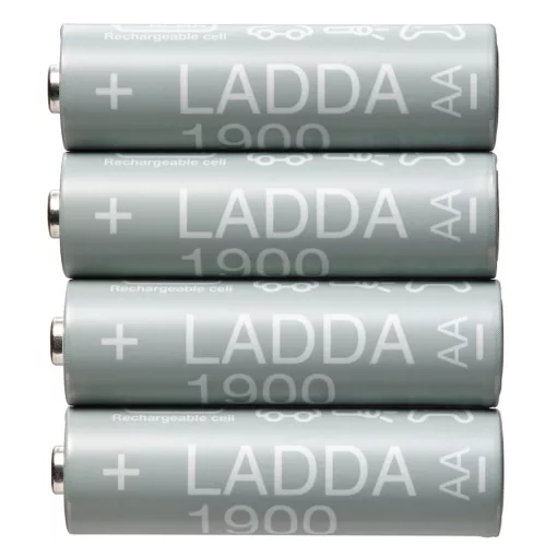 IKEA LADDA battery 1.2V 2450mAh AA - 4pcs