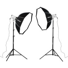 Godox LA300R Dupla LED Lámpa szett portrékhoz - 100cm 8Clicks Softbox