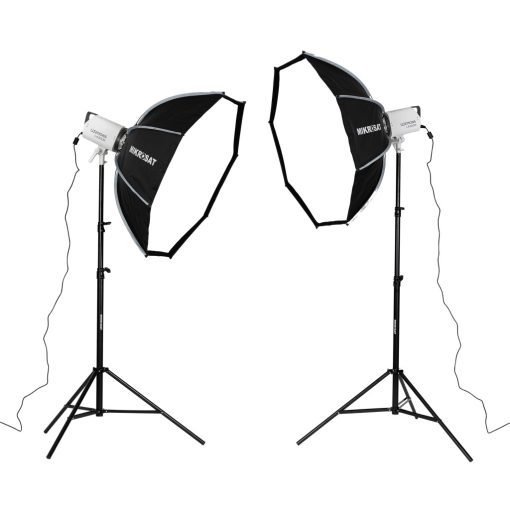 Godox LA300R Dupla LED Lámpa szett portrékhoz - 100cm 8Clicks Softbox