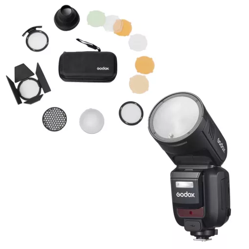 Godox V100-C Canon rendszervaku szett AK-R1 fényformálóval