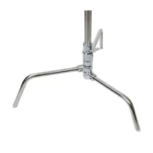Mikrosat C-Stand Állvány - Állítható Lábbal, boom karral (silver11)