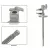Mikrosat satu spigottal - End Jaw Clamp - 32cm