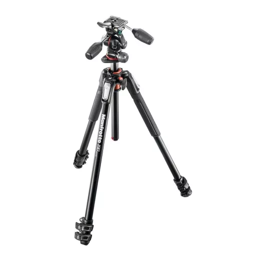 Manfrotto 190 ALU 3 SECTION KIT 3W HEAD (MK190XPRO3-3W)