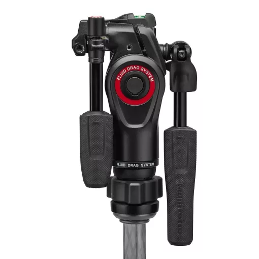 Manfrotto Befree GT karbon állvány tekerős zár +3D live fotó/videó fej (MKBFRTC4GTFB-3W)