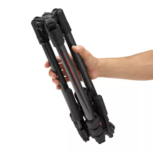 Manfrotto Befree GT karbon állvány tekerős zár +3D live fotó/videó fej (MKBFRTC4GTFB-3W)