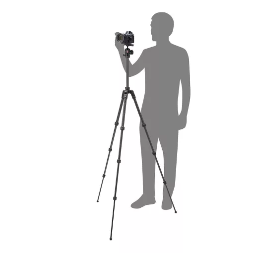 Manfrotto Befree karbon állvány tekerős zár + gömbfej Arca Swiss (MKBFRTC4FB-BH)