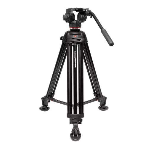 Manfrotto 502X fej alu. Twin leg középterpeszes állvánnyal (MVK502XTWINMA)