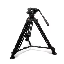 Manfrotto 502X fej alu. Twin leg középterpeszes állvánnyal (MVK502XTWINMA)