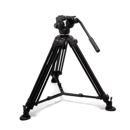 Manfrotto 502X fej alu. Twin leg középterpeszes állvánnyal (MVK502XTWINMA)
