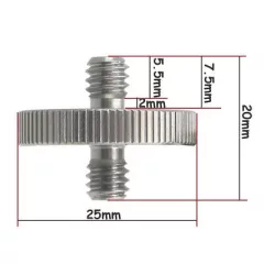 Mikrosat CS-002 Conversion Screw 3/8M - 1/4F