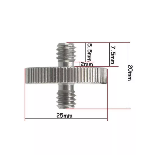 Mikrosat CS-002 Conversion Screw 3/8M - 1/4F