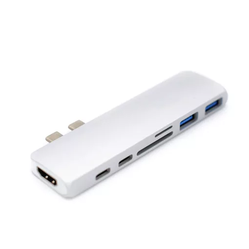 Caruba USB-C HUB Kártyaolvasó USB 3.0 - dupla USB-C csatlakozás