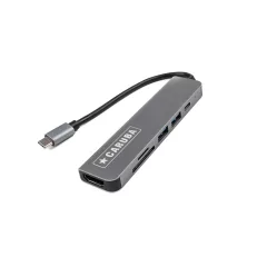 Caruba 6in1 USB-C HUB USB 3.0 - USB-C csatlakozás